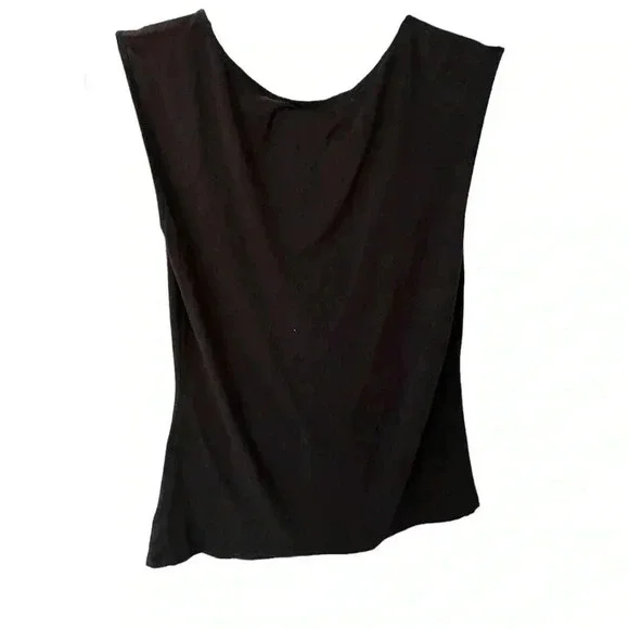 Ann Taylor LOFT Black Tank top size M - Picture 2 of 4